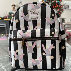 Loungefly Striped Dumbo Mini Backpack